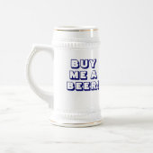 Custom Happy 21st Birthday Beer Stein - Gepersonal Bierpul (Links)