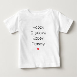Custom Happy 2 jaar nuchtere mama ondersteuning, m