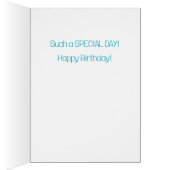 Custom Happy 4th Birthday een kind kaart (Binnen (Rechts))