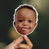 Custom Happy Baby Face Meme Photo Personalized Sticker