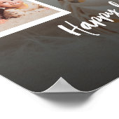 Custom Happy Birthday Baby Photo Collage Plaque Poster (Hoek)