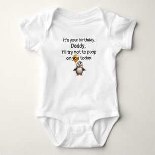 Custom Happy Birthday, Grappig Cadeau van Baby, Romper