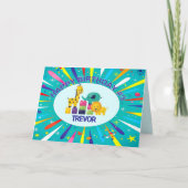 Custom Happy Birthday kind wenskaart Bedankkaart (Voorkant)