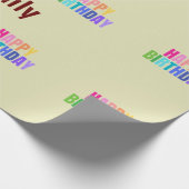 Custom Happy Birthday Oma Fotocollage Roze Cadeaupapier (Hoek)