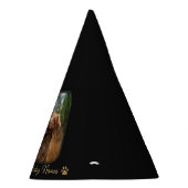 Custom Happy Birthday Pet Dog Photo Picture Name Feesthoedjes (Rechts)