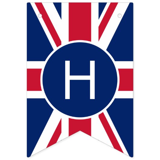 Custom Happy Birthday Union Jack Vlaggetjes (Tweede vlag)