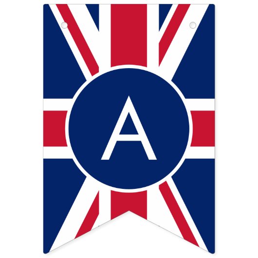 Custom Happy Birthday Union Jack Vlaggetjes (Derde vlag)