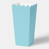 Custom Happy Easter Bunny Baby Blue Party Popcorn Bedankdoosjes (Achterkant)