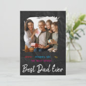 Custom Happy Father's Day Kaart voor papa (Staand voorkant)