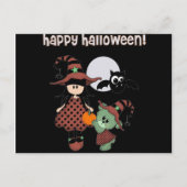 Custom Happy Halloween Briefkaart (Voorkant)