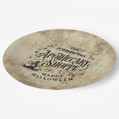 Custom Happy Halloween  Papieren Bordje (Gekanteld)