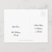 Custom Happy Hanukkah Menorah Candle Uitnodiging Briefkaart (Achterkant)