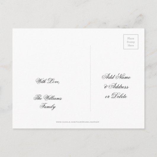 Custom Happy Hanukkah Menorah Candle Uitnodiging Briefkaart (Achterkant)