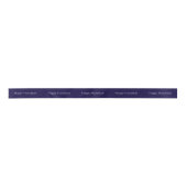Custom Happy Hanukkah Satin Ribbon Satijnen Lint (Voorkant)