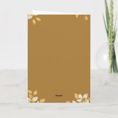 Custom Happy Jubileum Gevouwen Wenskaart Kaart (Achterkant)