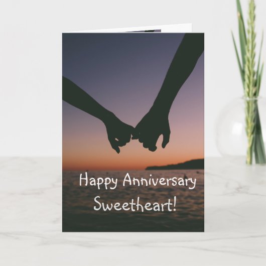 Custom Happy Jubileum Liefje Hou van je Kaart (Voorkant)