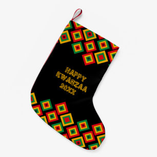 Custom HAPPY KWANZAA Kleine Kerstsok