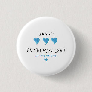 Custom Happy Vaderdag Cute Boy Ronde Button 3,2 Cm