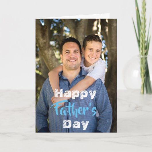 Custom, Happy Vaderdag. Kaart (Voorkant)