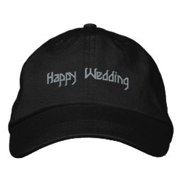 Custom Happy Wedding Marriage Zwart Kleur Pet Pett
