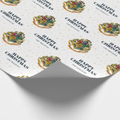 Custom Harry Potter | Hogwarts Crest - Kerstmis Cadeaupapier (Hoek)