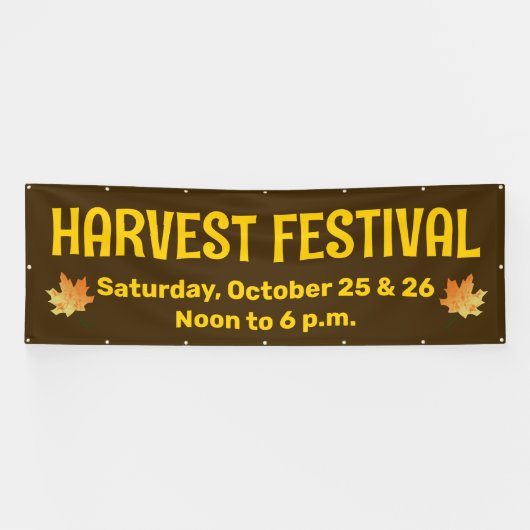 Custom Harvest Festival Banner (Horizontaal)