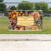 Custom Harvest Festival Celebration Banner (Insitu)