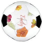 Custom Hawaiian Aloha Floral Voetbal (Gedraaid)