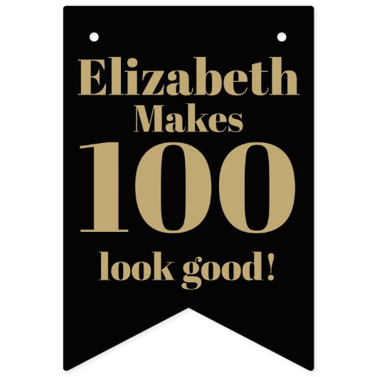 Custom Head Funny Face Gepersonaliseerde Verjaarda Vlaggetjes (Tweede vlag)