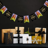 Custom Head Funny Face Gepersonaliseerde Verjaarda Vlaggetjes