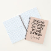 Custom Healthcare Journal Funny Nurse Gift for Her Notitieboek (Binnen)