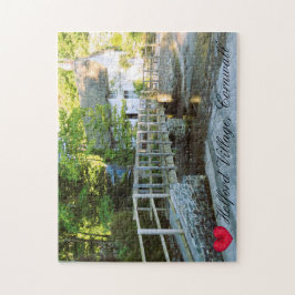 Custom Heart Helford Village Bridge Cornwall Foto Legpuzzel