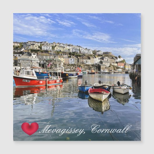 Custom Heart Mevagissey Fish Landing Quay Cornwall (Voorkant)