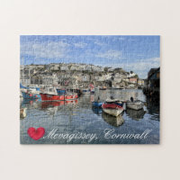 Custom Heart Mevagissey Fish Landing Quay Cornwall