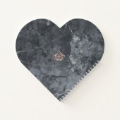 Custom Heart Spiral Notebook for Nail Salon Notitieboek (Achterkant)