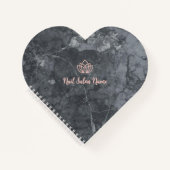 Custom Heart Spiral Notebook for Nail Salon Notitieboek (Voorkant)