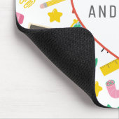 Custom Heart Teacher Appreciation Muismat (Hoek)