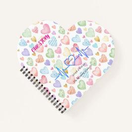 Custom Heartbeat Photo Notebook - Personalized Dat Notitieboek