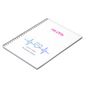 Custom Heartbeat Photo Notebook - Personalized Dat Notitieboek (Linkerzijde)