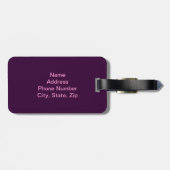 Custom Hearts Bagagelabel (Achterkant horizontaal)