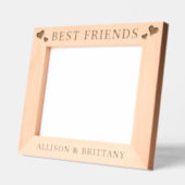 Custom Hearts Beste Vrienden Gegraveerde Lijstjes (Links)