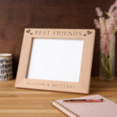 Custom Hearts Beste Vrienden Gegraveerde Lijstjes (Links)