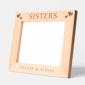 Custom Hearts Sisters Gegraveerde Lijstjes (Links)