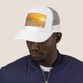 Custom Heb een mooie dag tekst Wit Kleur Trucker Pet (In situ)