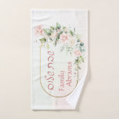 Custom Hebrew Shabbat Shalom Netilat Yadayim Handdoek (Handdoek)