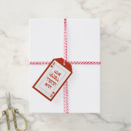 Custom Hebrew Venachafoch-hu Purim Mishloach Manot Cadeaulabel