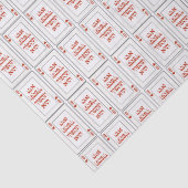 Custom Hebrew Venachafoch-hu Purim Mishloach Manot Tissuepapier (Detail)