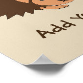 Custom Hedgehog Baby Room Nursery Poster (Hoek)