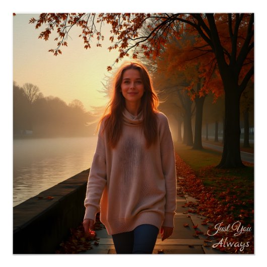 Custom Her Portrait – A Special Gift for Her Perfect Poster (Voorkant)