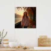 Custom Her Portrait – A Special Gift for Her Poster (Keuken)